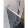 Душевая перегородка BELBAGNO UNO UNO-L-1-TB-100-GR-Cr 100 см, профиль хром, стекло графитовое
